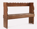 Bänk, allmoge, 1800-tal