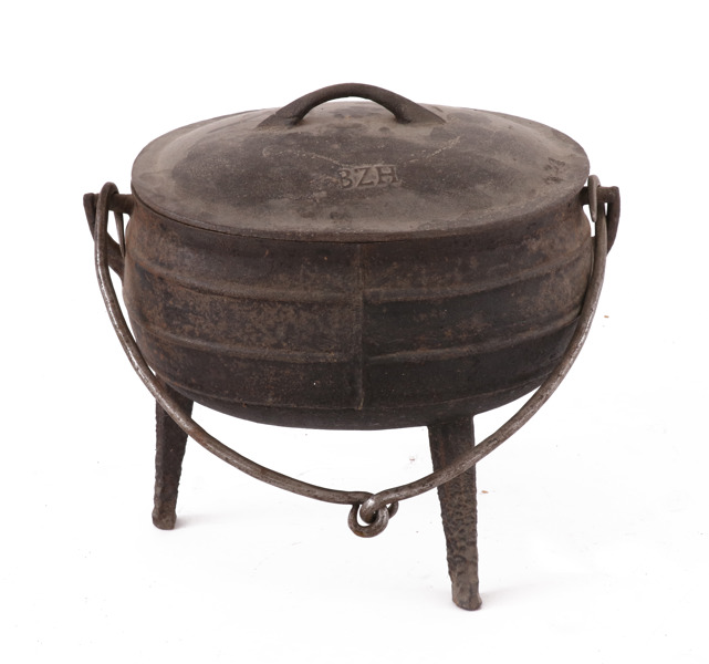 Gryta med lock, Bruzaholms Bruk, 1800-tal