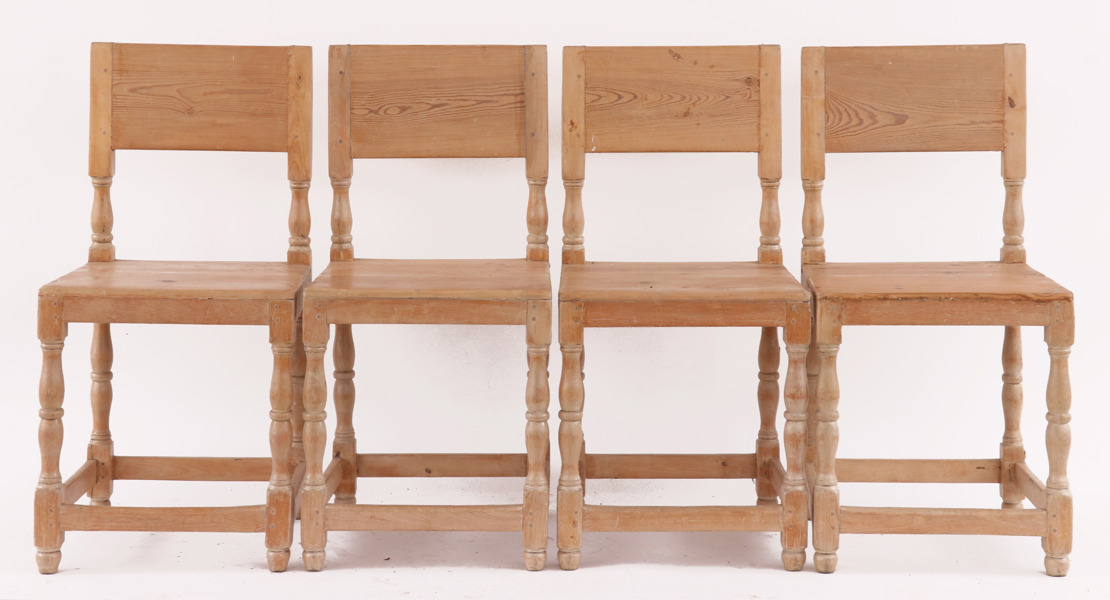 Stolar 4st, allmoge, 1800-tal