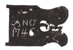 Vindflöjel, daterad 1746