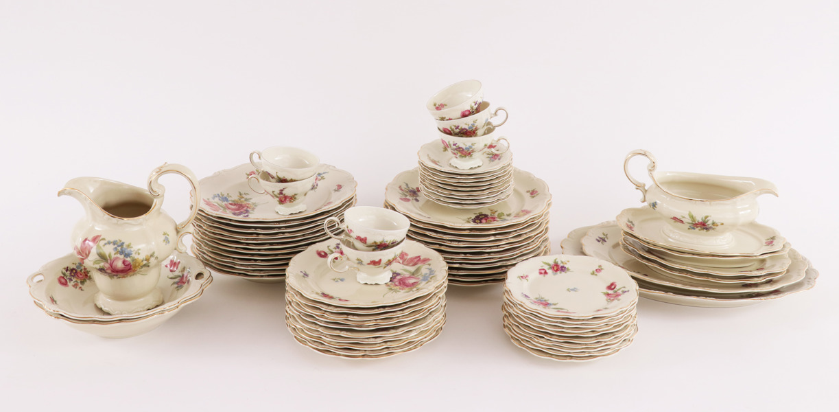Matservis, "Pompadour", Rosenthal, Tyskland