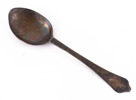 Matsked i silver, Norge, daterad 1780