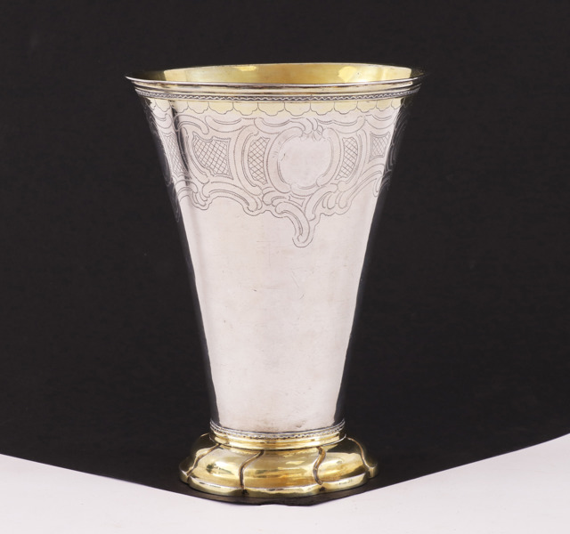 Bägare i silver, Jacob Lampa, Stockholm, 1779