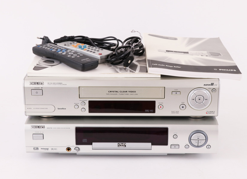 VHS-/DVD, Philips