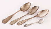 Silver 4 delar, 1800-tal