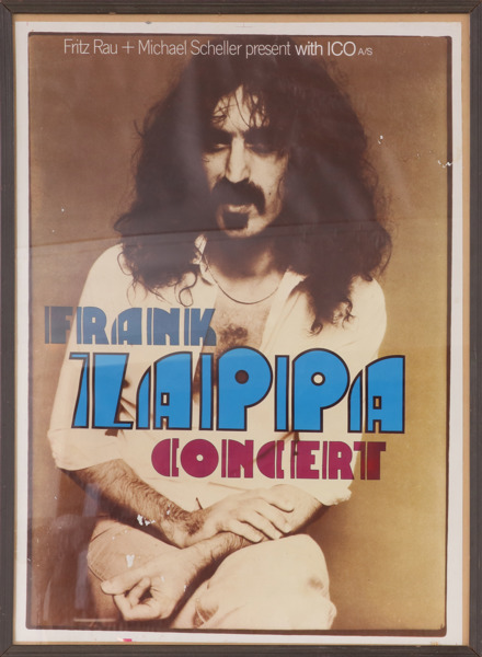 Affisch, Frank Zappa