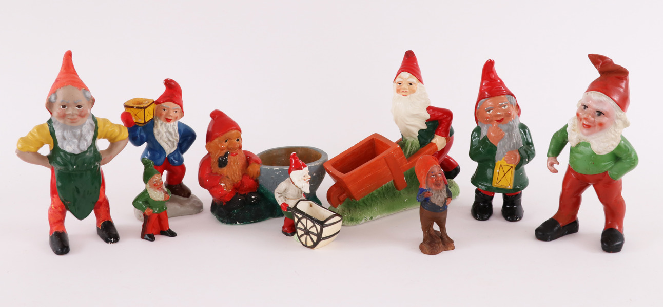 Tomtefigurer 9 delar