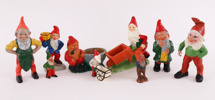Tomtefigurer 9 delar