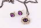 Smycken 3 delar, sterlingsilver, Georg Jensen, Danmark