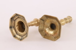Ljusstakar 2st, barock, 1700-tal