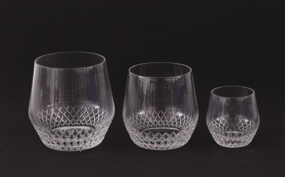 Glasservisdelar, "Mazurka", Fritz Kallenberg för Kosta