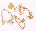 Smycken 5 delar, 18k
