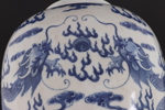 Urna med lock, Kina, Kangxi-stil, 1800-tal