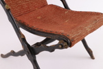 Fällstol, naturalistisk stil, omkring år 1900