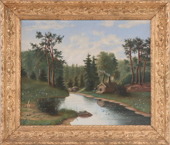 Okänd konstnär, daterad 1908