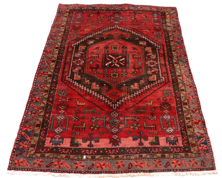 Handknuten matta, orientalisk