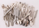 Bestickservisdelar, "Leckö", nysilver