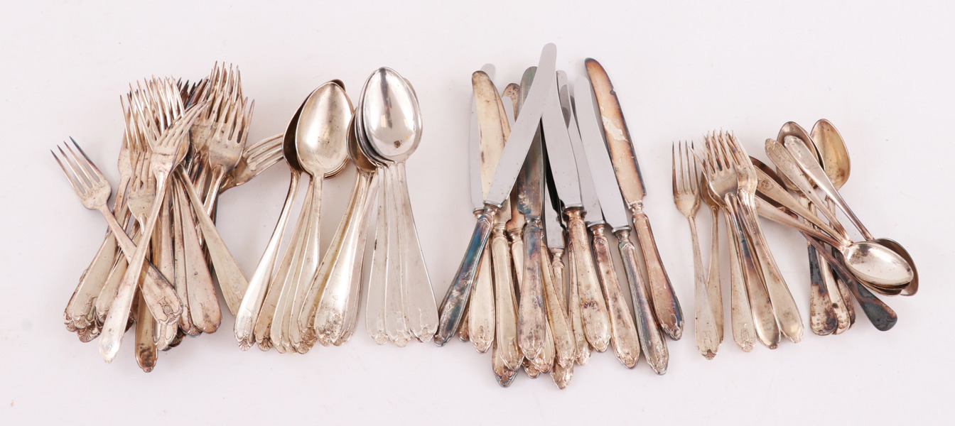 Bestickservisdelar, "Vasa", nysilver