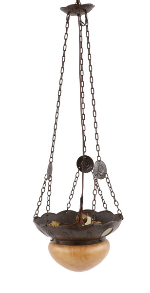 Taklampa, jugend, 1900-talets början