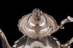Kaffeservis 3 delar, silver, rokokostil, 1900-tal