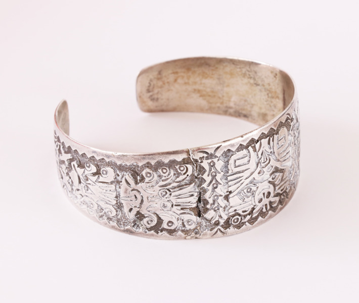 Armring i sterlingsilver, Peru