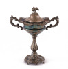 Strösockerskål, nysilver, A.G.Dufva, omkring år 1900