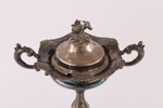 Strösockerskål, nysilver, A.G.Dufva, omkring år 1900