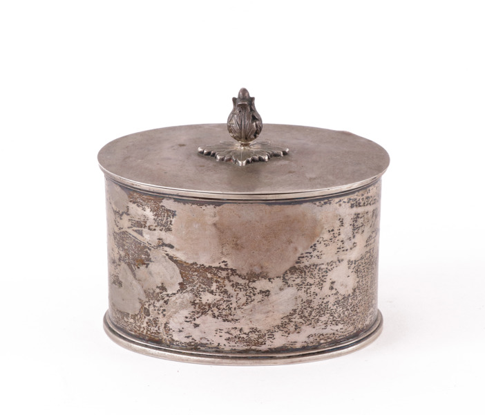 Sockerskål med lock, silver, 1939