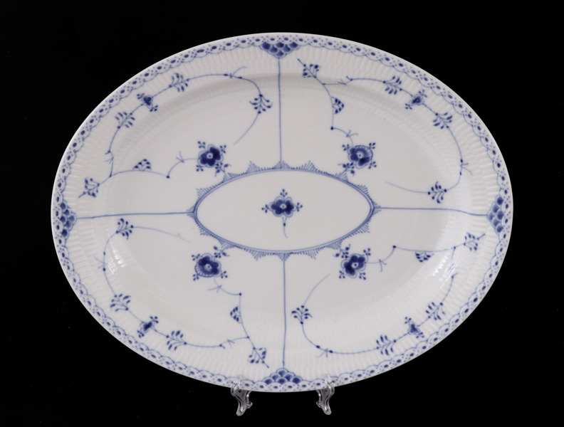 Uppläggningsfat, "Musselmalet", Royal Copenhagen, Danmark