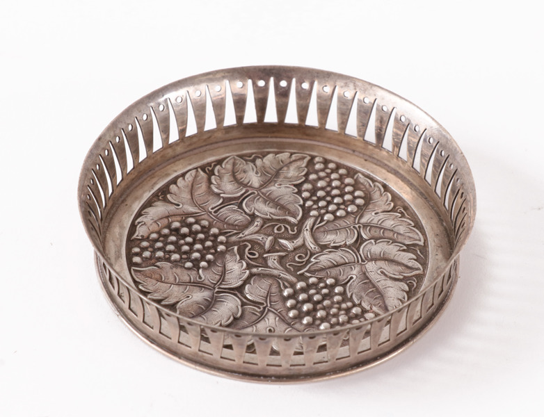 Coaster i silver, 1900-tal
