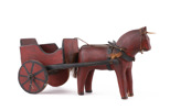 Lekhäst med vagn, 18/1900-tal