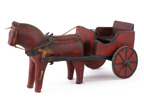 Lekhäst med vagn, 18/1900-tal