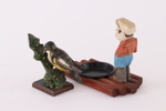 Träskurna figurer 2st