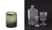 Antikt glas 4 delar