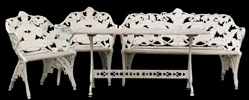 Trädgårdsmöbel 4 delar, Byarums Bruk, 1900-tal
