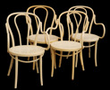 Karmstolar 4st, Thonet-modell, 1900-talets andra hälft