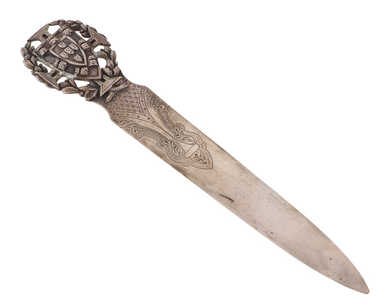 Brevkniv i silver