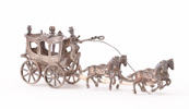 Miniatyrskulptur i silver, 1900-tal