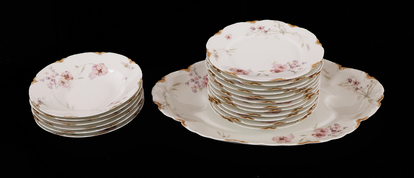 Matservisdelar, Haviland, Limoges, Frankrike