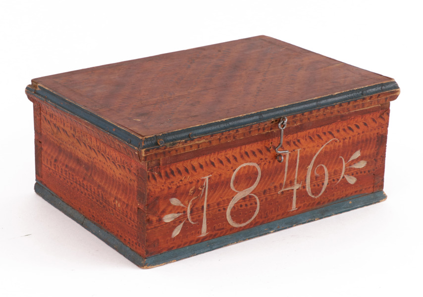 Skrin, allmoge, daterat 1846