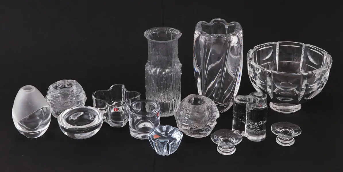 Glas och kristall 13 delar