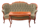 Soffa med bord, rokokostil, 1900-tal
