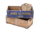Bryggerilådor 3st, Mora Bryggeri, 1900-talets första hälft