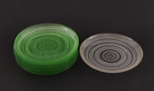 Assietter 6+1, "Kastehelmi", Iittala