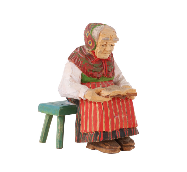 Träskuren figur, Gunnar Hedin