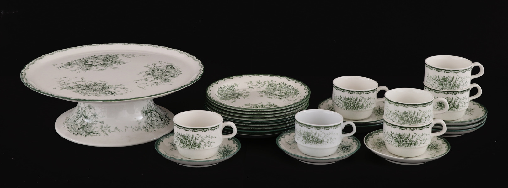 Kaffeservisdelar, "Grön Anna", Rörstrand