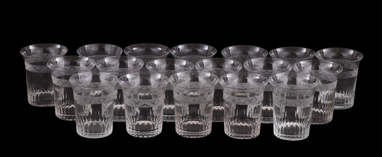 Selterglas 18st, "Ekeby", Gerda Strömberg