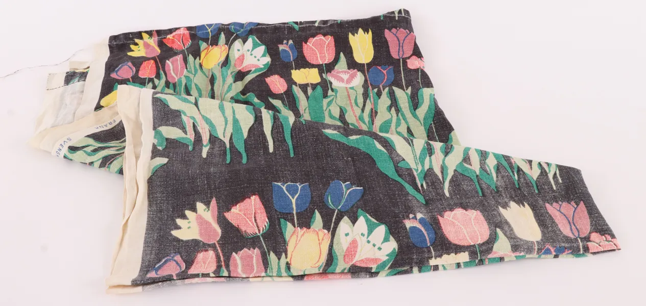 Draperi, "Tulpan", Josef Frank för firma Svenskt Tenn