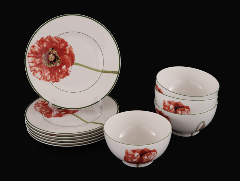 Servisdelar 10st, "Flora", Villeroy & Boch