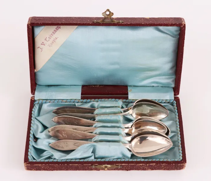 Kaffeskedar 6st, silver